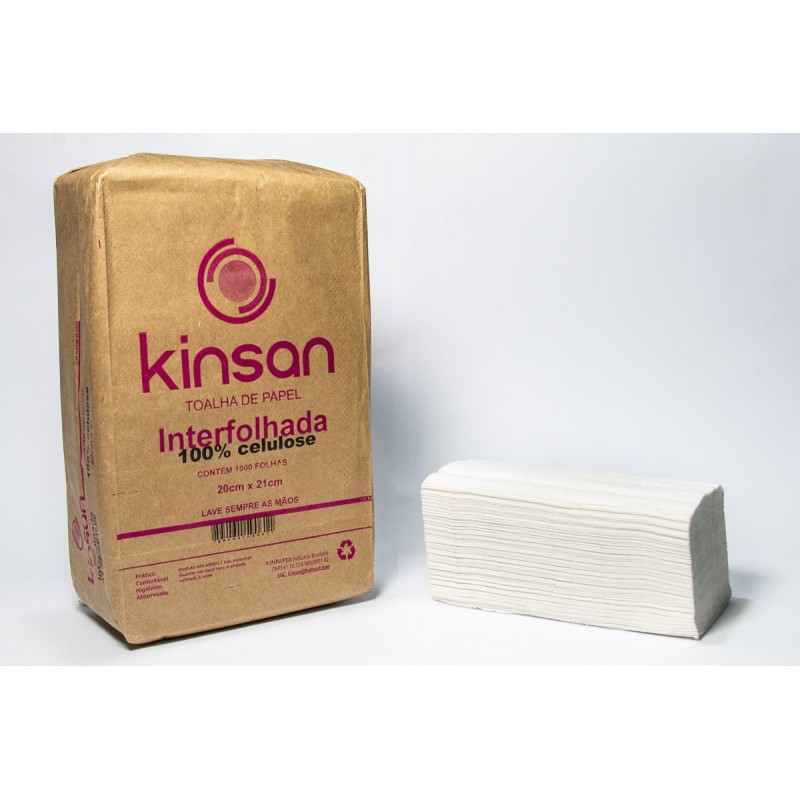 Papel Interfolhado Luxo, Kinsan.