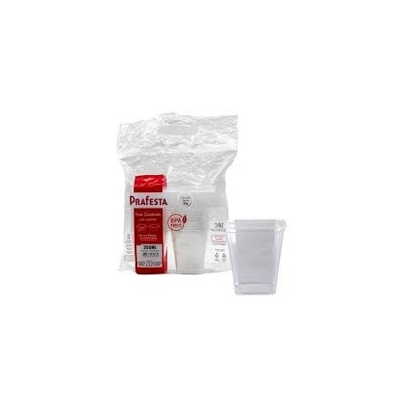 Pote Quadrado PRAFESTA,350ml.